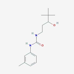 1-(3-Hydroxy-4,4-dimethylpentyl)-3-(m-tolyl)urea