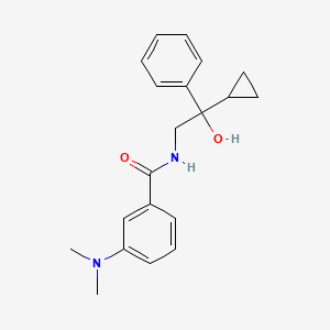 N-(2-cyclopropyl-2-hydroxy-2-phenylethyl)-3-(dimethylamino)benzamide