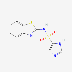 N-(1,3-Benzothiazol-2-YL)-1H-imidazole-4-sulfonamide