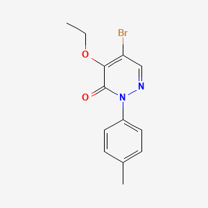 5-bromo-4-ethoxy-2-(4-methylphenyl)-3(2H)-pyridazinone