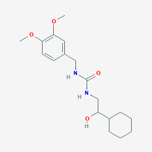 1-(2-cyclohexyl-2-hydroxyethyl)-3-[(3,4-dimethoxyphenyl)methyl]urea