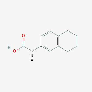 molecular formula C13H16O2 B2521575 (2S)-2-(5,6,7,8-Tetrahydronaphthalen-2-yl)propanoic acid CAS No. 2248171-76-6