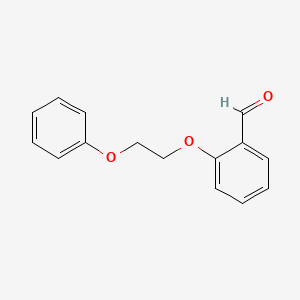 molecular formula C15H14O3 B2521591 2-(2-Phenoxyethoxy)benzaldehyde CAS No. 299443-11-1