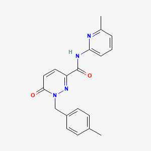 1-(4-methylbenzyl)-N-(6-methylpyridin-2-yl)-6-oxo-1,6-dihydropyridazine-3-carboxamide