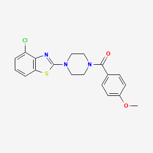 (4-(4-Chlorobenzo[d]thiazol-2-yl)piperazin-1-yl)(4-methoxyphenyl)methanone