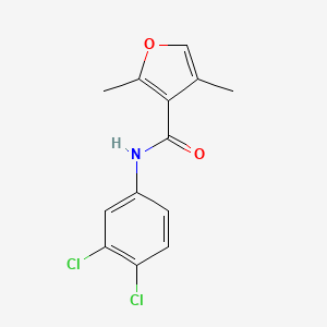 molecular formula C13H11Cl2NO2 B2521658 N-(3,4-二氯苯基)-2,4-二甲基呋喃-3-甲酰胺 CAS No. 915902-59-9