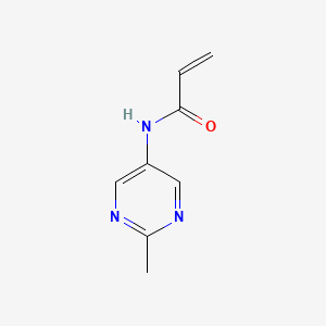 molecular formula C8H9N3O B2521673 N-(2-methylpyrimidin-5-yl)prop-2-enamide CAS No. 1850224-25-7