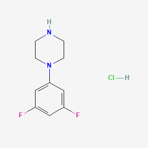 molecular formula C10H13ClF2N2 B2521689 1-(3,5-二氟苯基)哌嗪盐酸盐 CAS No. 210992-98-6