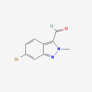 molecular formula C9H7BrN2O B2521690 6-Bromo-2-methylindazole-3-carbaldehyde CAS No. 2248316-12-1