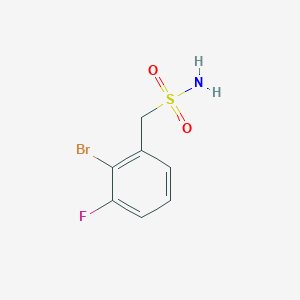 molecular formula C7H7BrFNO2S B2521703 (2-Bromo-3-fluorophenyl)methanesulfonamide CAS No. 1499382-63-6
