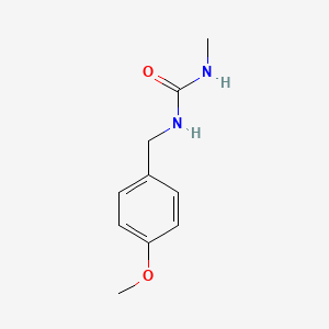 molecular formula C10H14N2O2 B2521764 1-[(4-Methoxyphenyl)methyl]-3-methylurea CAS No. 188911-53-7