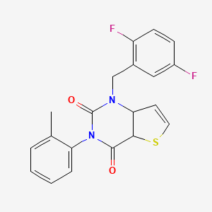 1-[(2,5-difluorophenyl)methyl]-3-(2-methylphenyl)-1H,2H,3H,4H-thieno[3,2-d]pyrimidine-2,4-dione