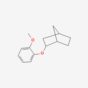 molecular formula C14H18O2 B2521816 2-(2-Methoxyphenoxy)bicyclo[2.2.1]heptane CAS No. 1212189-72-4