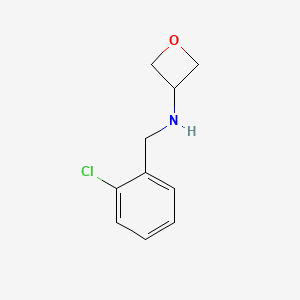molecular formula C10H12ClNO B2521817 N-(2-Chlorobenzyl)oxetan-3-amine CAS No. 1343967-18-9