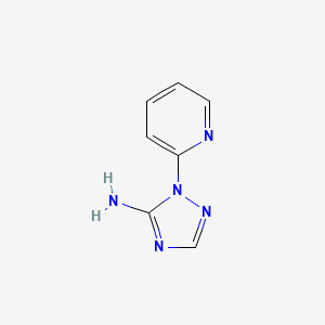 molecular formula C7H7N5 B2521818 1-(pyridin-2-yl)-1H-1,2,4-triazol-5-amine CAS No. 1247628-46-1