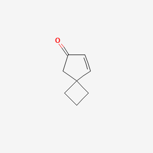 molecular formula C8H10O B2521821 Spiro[3.4]oct-7-en-6-one CAS No. 50782-04-2