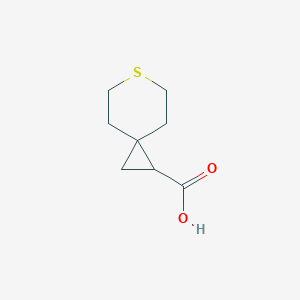 molecular formula C8H12O2S B2521830 6-Thiaspiro[2.5]octane-1-carboxylic acid CAS No. 1249143-45-0