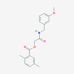 [2-[(3-Methoxyphenyl)methylamino]-2-oxoethyl] 2,5-dimethylbenzoate