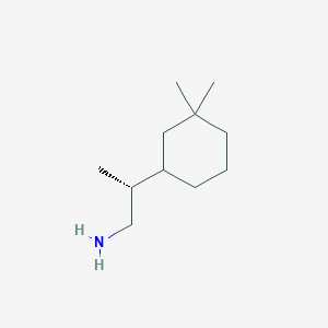 (2R)-2-(3,3-Dimethylcyclohexyl)propan-1-amine