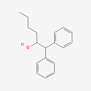 molecular formula C18H22O B2521863 1,1-Diphenylhexan-2-ol CAS No. 51799-47-4