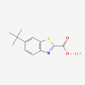 Lithium;6-tert-butyl-1,3-benzothiazole-2-carboxylate