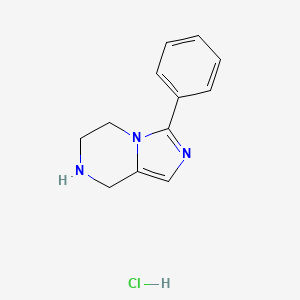 3-Phenyl-5,6,7,8-tetrahydroimidazo[1,5-a]pyrazine hydrochloride
