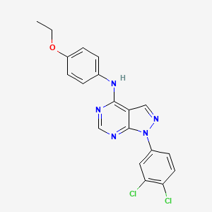 1-(3,4-dichlorophenyl)-N-(4-ethoxyphenyl)-1H-pyrazolo[3,4-d]pyrimidin-4-amine