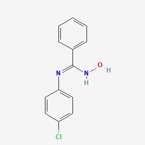 N-(4-chlorophenyl)-N'-hydroxybenzenecarboximidamide
