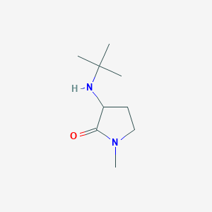 3-(Tert-butylamino)-1-methylpyrrolidin-2-one