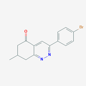 3-(4-Bromophenyl)-7-methyl-6,7,8-trihydrocinnolin-5-one