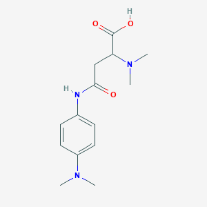 2-(Dimethylamino)-4-[4-(dimethylamino)anilino]-4-oxobutanoic acid