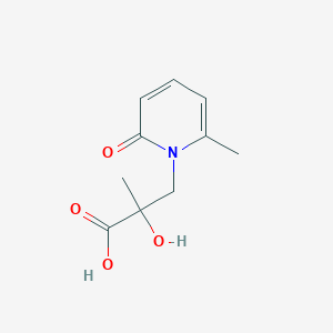 2-Hydroxy-2-methyl-3-(6-methyl-2-oxo-1,2-dihydropyridin-1-yl)propanoic acid