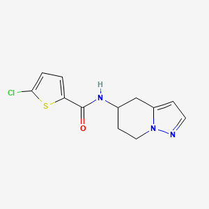 5-chloro-N-(4,5,6,7-tetrahydropyrazolo[1,5-a]pyridin-5-yl)thiophene-2-carboxamide