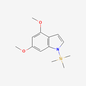 molecular formula C13H19NO2Si B2522020 4,6-ジメトキシ-1-(トリメチルシリル)-1H-インドール CAS No. 1782456-13-6