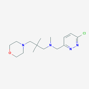 [(6-Chloropyridazin-3-yl)methyl][2,2-dimethyl-3-(morpholin-4-yl)propyl]methylamine