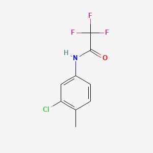 molecular formula C9H7ClF3NO B2522036 N-(3-氯-4-甲基苯基)-2,2,2-三氟乙酰胺 CAS No. 64694-83-3