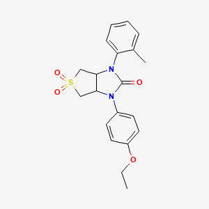 1-(4-ethoxyphenyl)-3-(2-methylphenyl)tetrahydro-1H-thieno[3,4-d]imidazol-2(3H)-one 5,5-dioxide