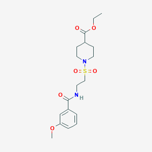 Ethyl 1-((2-(3-methoxybenzamido)ethyl)sulfonyl)piperidine-4-carboxylate