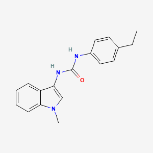 molecular formula C18H19N3O B2522075 1-(4-ethylphenyl)-3-(1-methyl-1H-indol-3-yl)urea CAS No. 923067-90-7