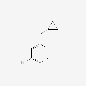molecular formula C10H11Br B2522080 1-Bromo-3-(cyclopropylmethyl)benzene CAS No. 931430-39-6