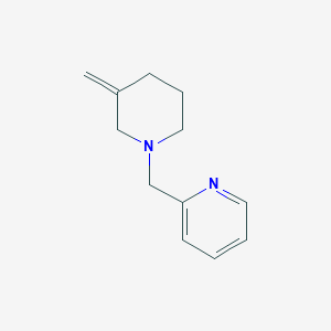 molecular formula C12H16N2 B2522086 2-((3-メチレンピペリジン-1-イル)メチル)ピリジン CAS No. 2034351-67-0