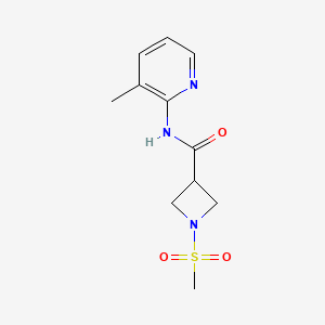 N-(3-methylpyridin-2-yl)-1-(methylsulfonyl)azetidine-3-carboxamide