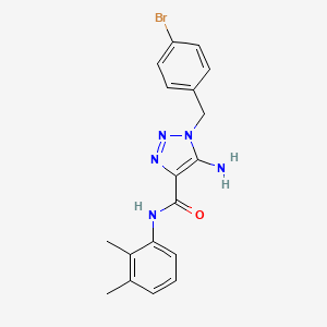 5-amino-1-(4-bromobenzyl)-N-(2,3-dimethylphenyl)-1H-1,2,3-triazole-4-carboxamide