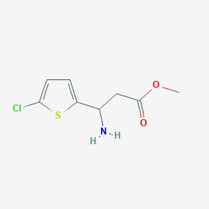 Methyl 3-amino-3-(5-chlorothiophen-2-yl)propanoate