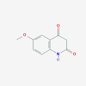 molecular formula C10H9NO3 B2522171 6-Methoxy-1,2,3,4-tetrahydroquinoline-2,4-dione CAS No. 1188436-95-4