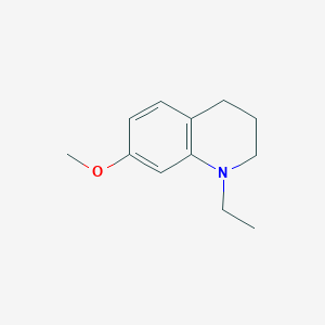 molecular formula C12H17NO B2522199 1-Ethyl-7-methoxy-1,2,3,4-tetrahydroquinoline CAS No. 150749-32-9