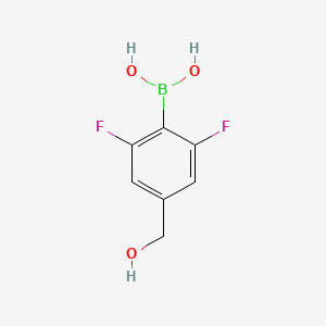 4-Hydroxymethyl-2,6-difluorophenylboronic acid