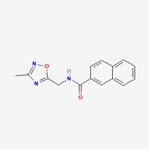 N-((3-methyl-1,2,4-oxadiazol-5-yl)methyl)-2-naphthamide