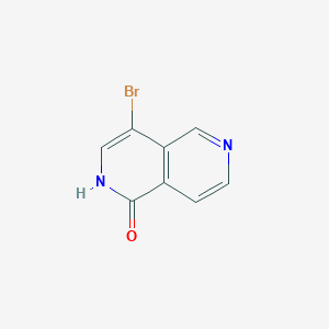 4-Bromo-2,6-naphthyridin-1-ol
