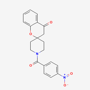 1'-(4-Nitrobenzoyl)spiro[chroman-2,4'-piperidin]-4-one